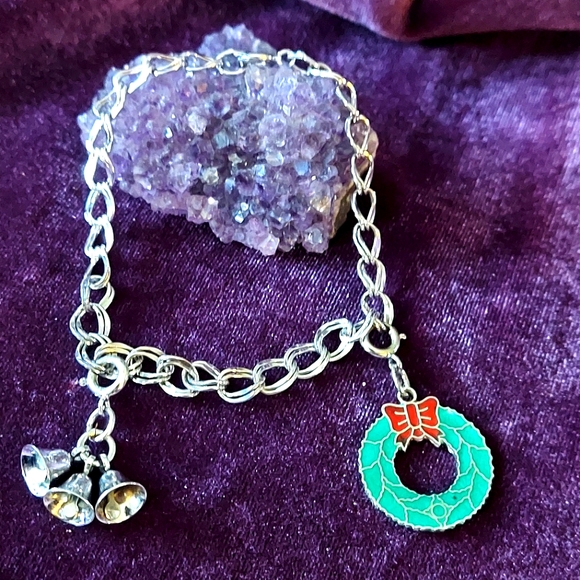 Sterling Silver Charm Bracelet - Picture 1 of 10